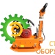 Виброплита реверсивная GROST PVH 160R